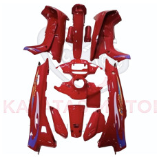 KAPORTA SETİ CRYPTON AÇIK KIRMIZI-BEYAZ